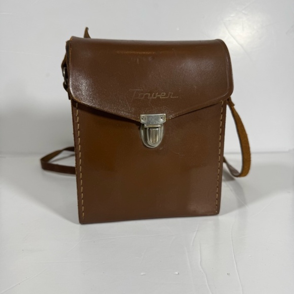 Tower Vintage 8MM Camera Leather Case Crossbody‎ Brown Retro Heritage Tutorial